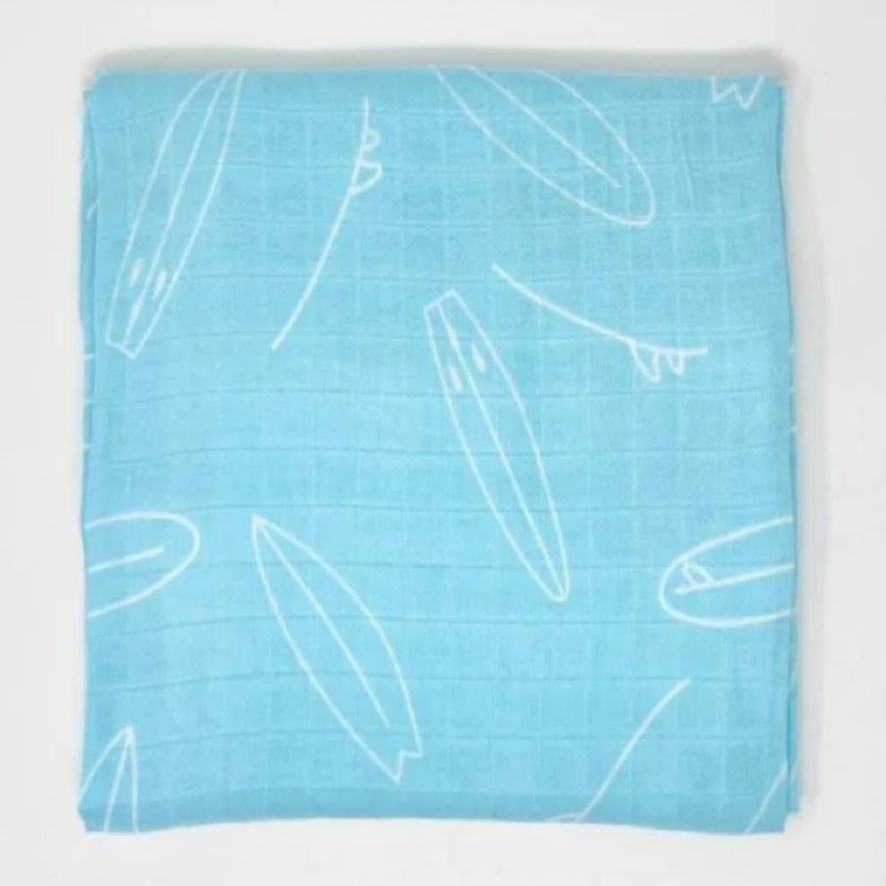 Kahakai Kids NWOT Blue Surfboard Swaddle